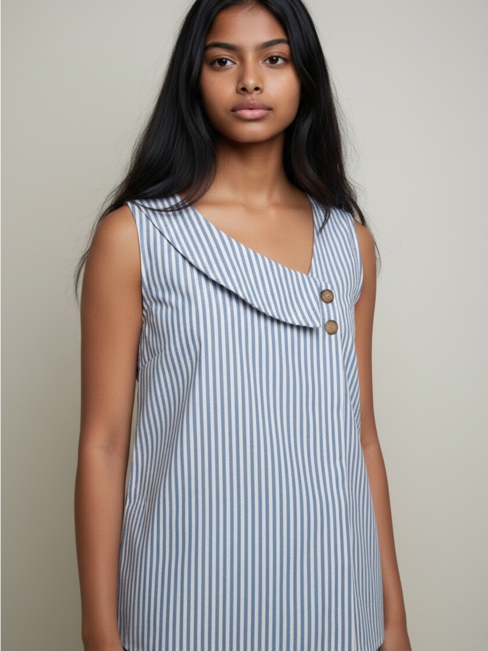 EMERY ROSE stripped sleeveless top size medium